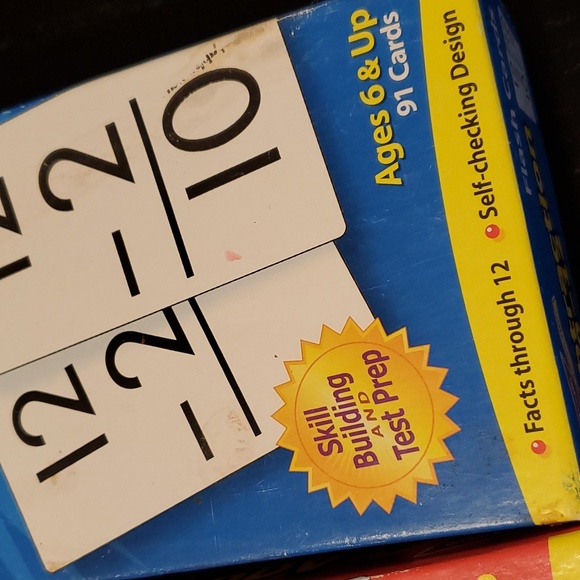 Addition and Subtraction flash cards ages 6 and up - Picture 3 of 6